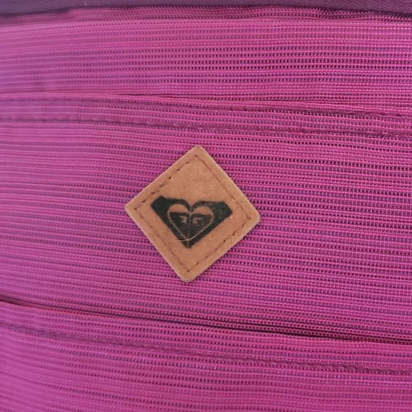 ROXY Pink Travel Plus Beach School Casual Computer Arm Bag Tote - Picture 3 of 10